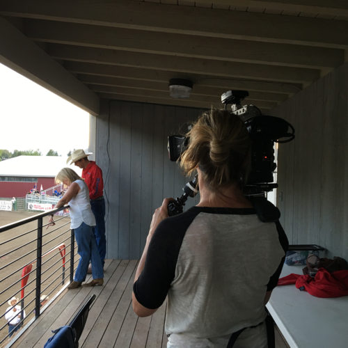 Photo of Filming at JH Rodeo Grounds (click for larger)