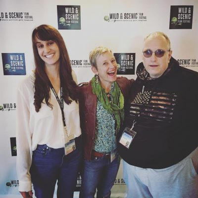 Photo of Jen, Joelle and Kyle at Colorado Environmental Film Festival
